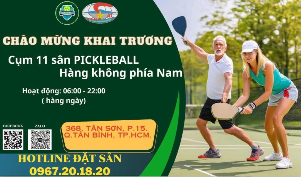 Sân Pickleball Hàng Không Phía Nam