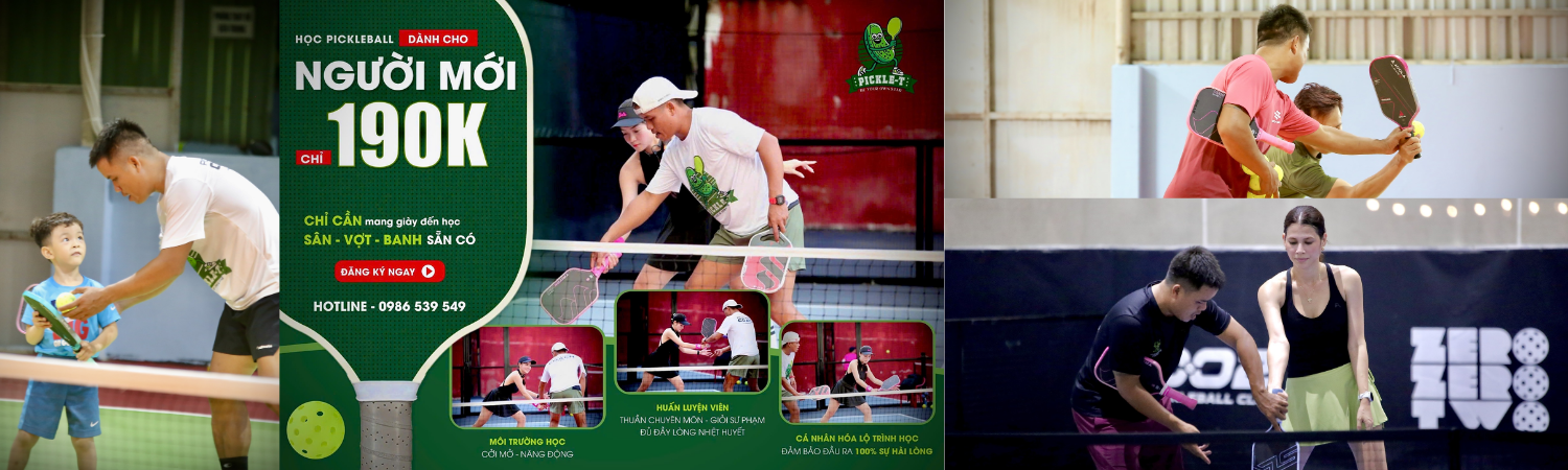 Khóa học Pickleball cho người mới bắt đầu tại Pickle-T Academy
