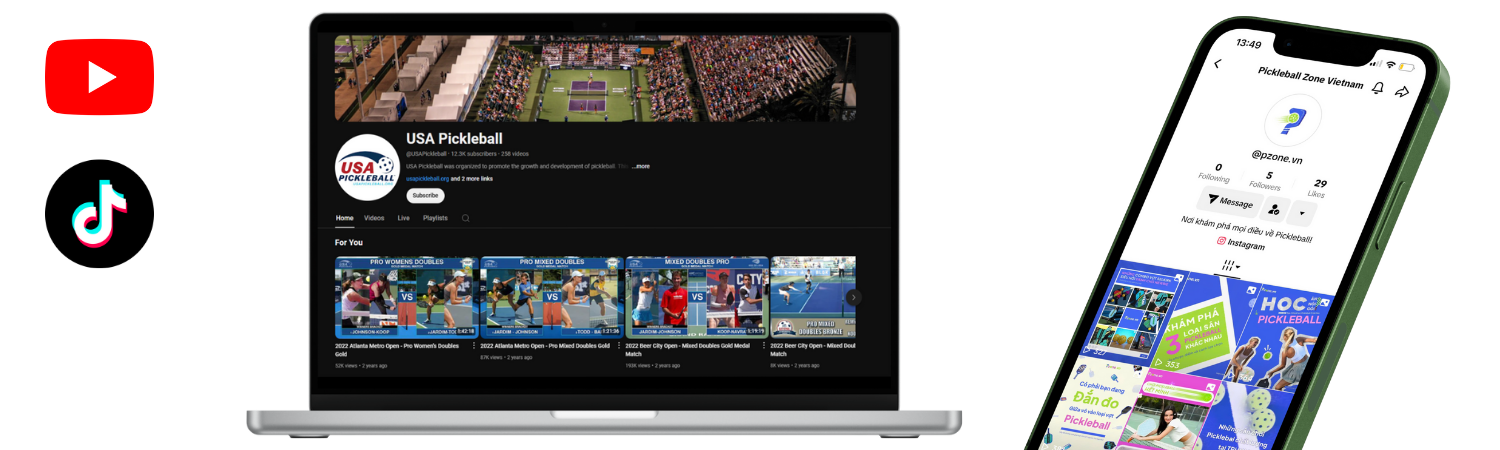 Học qua cách xem video trên YouTube/TikTok