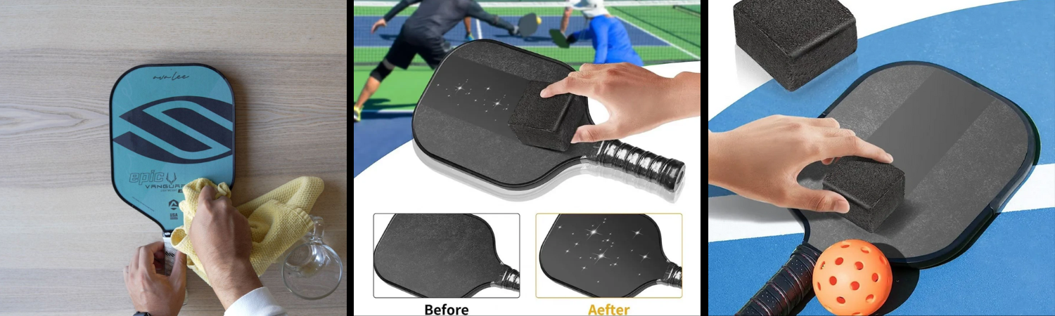 Cách vệ sinh mặt vợt Pickleball